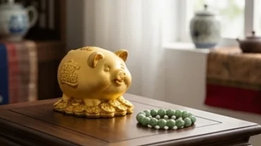 Tượng lợn vàng mạ cao cấp là món quà tặng phong thủy cho người tuổi Hợi giúp chiêu tài lộc và bình an