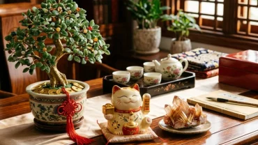 Bộ sưu tập quà tặng phong thủy cho người tuổi mão gồm tượng tỳ hưu và thạch anh tóc đỏ sang trọng