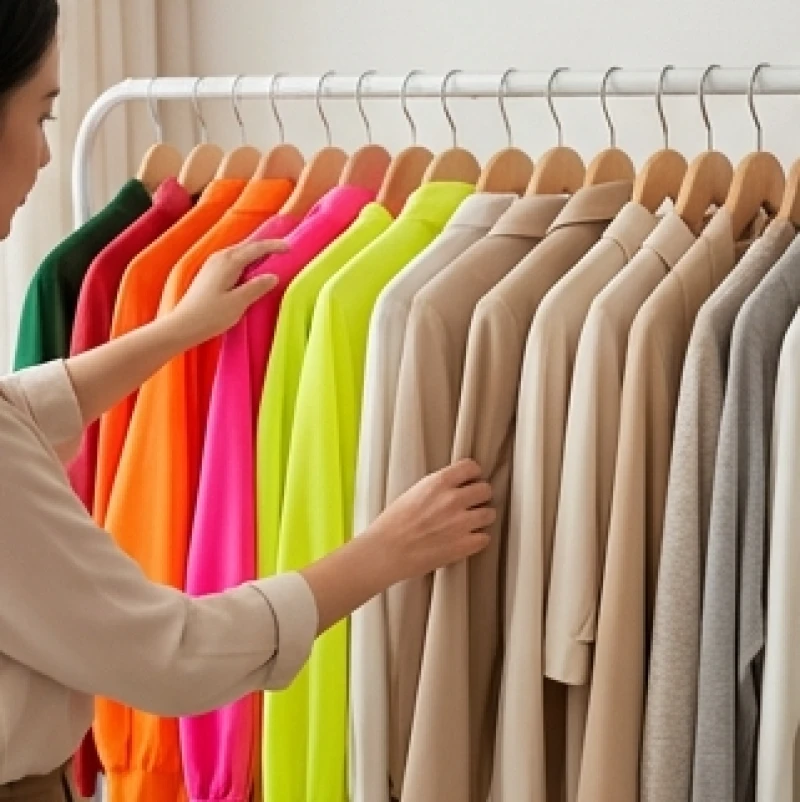 Lọc bỏ những trang phục có màu sắc đại kỵ tương khắc với ngũ hành bản mệnh