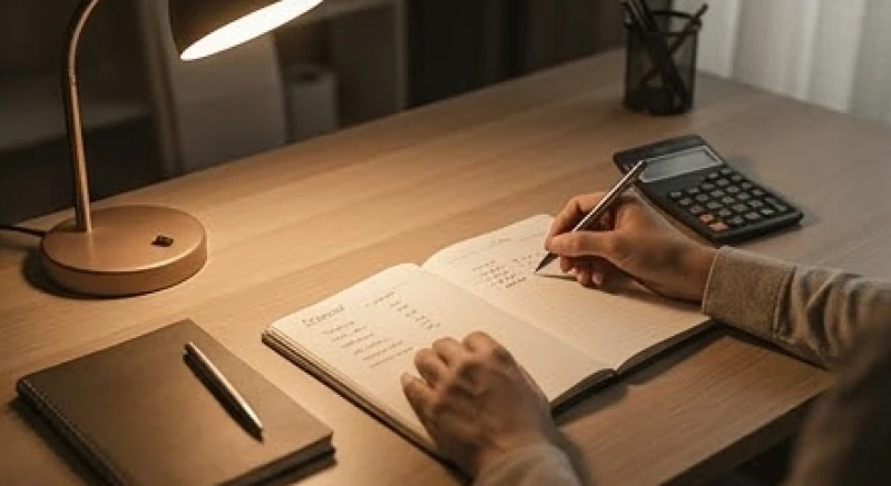 Ghi chép và sắp xếp lại các khoản thu chi cá nhân để giải tỏa áp lực tài chính