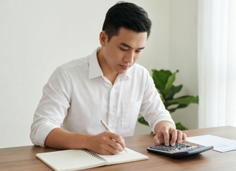 Tử vi tuổi Giáp Thân 2004 năm 2026: diễn biến 12 tháng chi tiết 2 Nam thanh niên cẩn trọng sắp xếp sổ sách và quản lý tài chính cá nhân để phòng ngừa hao hụt tiền bạc