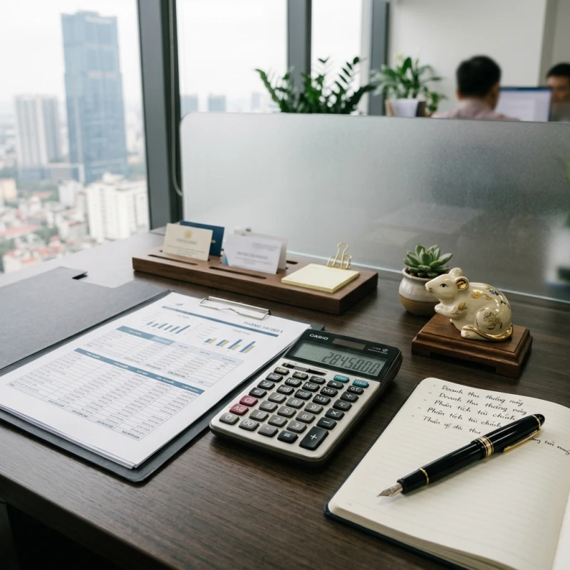 Tuổi Sửu hợp làm ăn với tuổi nào: định hướng đối tác & phân vai 2 Kế hoạch ngân sách và sổ sách kế toán trên bàn làm việc đại diện cho sự kiểm soát dòng tiền chặt chẽ