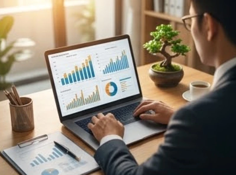 Tử vi tuổi Tỵ năm 2026: Chi tiết 12 tháng & cách giải hạn 2 Doanh nhân cẩn thận xem xét sổ sách và máy tính xách tay trên bàn làm việc tràn ngập ánh sáng tự nhiên