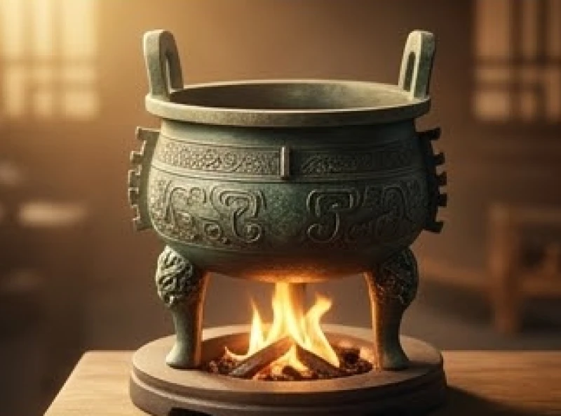 Mơ thấy số 32: Điềm báo cát hung, phong thủy & số may mắn 7 Chiếc đỉnh đồng ba chân vững chãi rực sáng trong ánh lửa tượng trưng cho quẻ Hỏa Phong Đỉnh đầy quyền uy