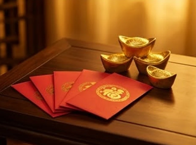Quản lý ngân sách cá nhân thông qua việc phân bổ tiền mặt vào các phong bao lì xì đỏ mang ý nghĩa vượng khí