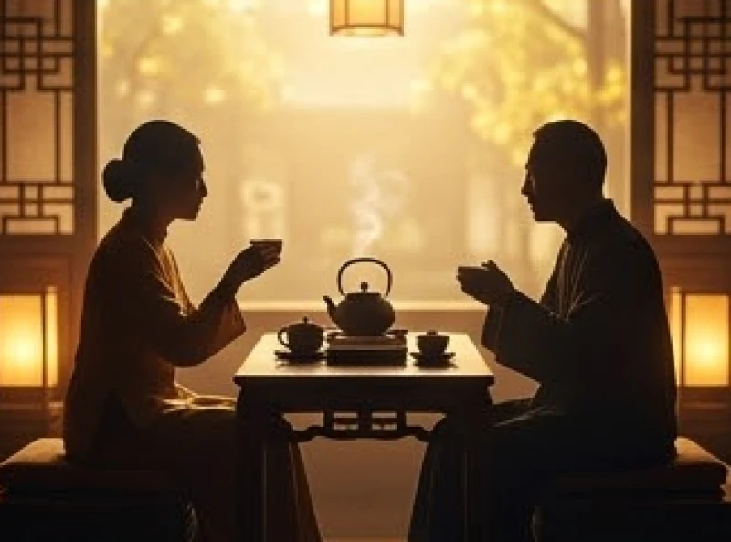 Mơ thấy số 32: Điềm báo cát hung, phong thủy & số may mắn 4 Hình ảnh hai người đang trò chuyện vui vẻ bên tách trà đại diện cho quý nhân mang đến vận may trong công việc