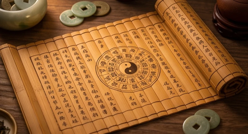 Bản thảo chữ Nôm ghi chép bộ tam hợp Hợi Mão Mùi trong phong thủy truyền thống