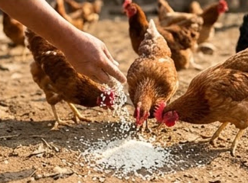 Văn khấn cầu chăn nuôi thuận lợi: Bài khấn chuẩn theo từng vật nuôi 10 Bàn tay gia chủ vẩy nhẹ rượu và rắc muối gạo xuống nền đất để đàn gà xúm lại nhặt ăn như một cách thụ lộc
