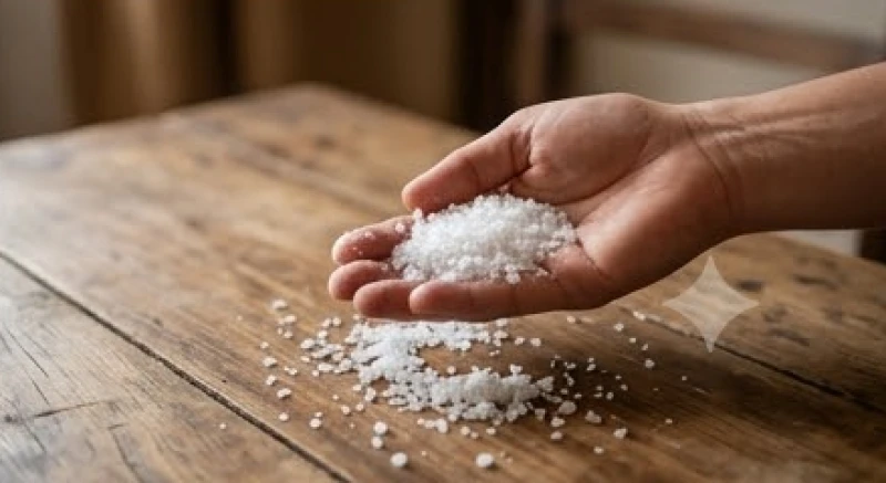 Thấy Mèo Đen Là Điềm Gì: Giải Mã Điềm Báo và Cách Hóa Giải 8 Nắm muối hạt trắng tinh được sử dụng như một phương pháp dân gian hiệu quả để thanh tẩy năng lượng xấu