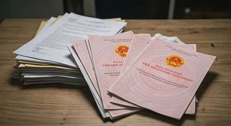 Mơ thấy mua bán nhà đất: Giải mã điềm báo và con số may mắn 7 Xấp hồ sơ lưu trữ lộn xộn cùng những tờ giấy chứng nhận quyền sử dụng đất bị nhàu nát trên bàn làm việc