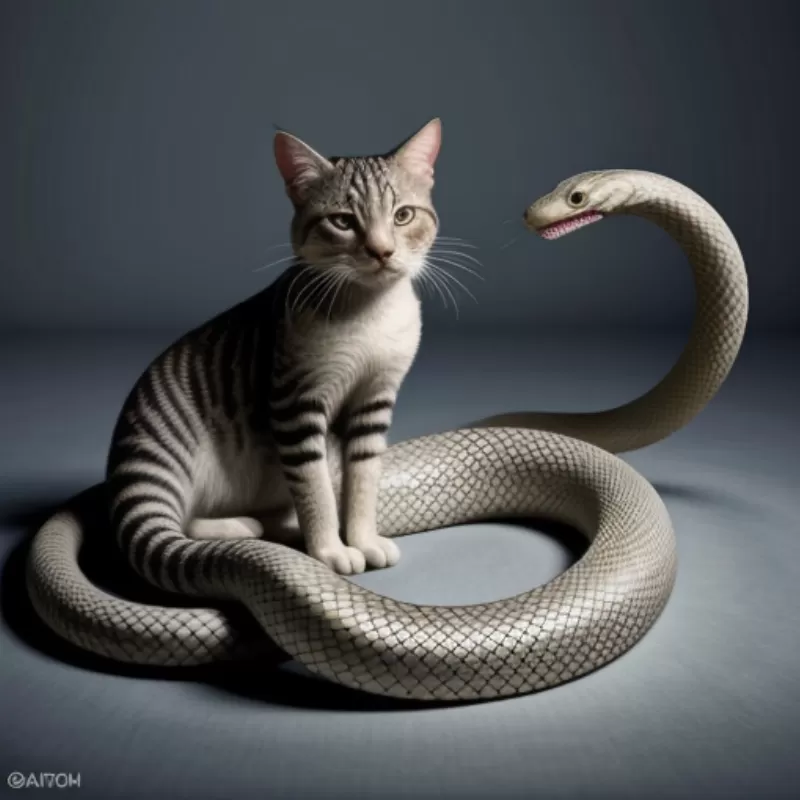 Giấc mơ thấy rắn cắn mèo
