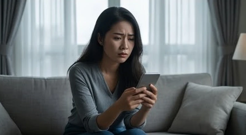 Mơ thấy chồng cho tiền: Điềm báo hôn nhân và con số may mắn 6 Người vợ buồn bã ngồi trên sofa khi phát hiện những khoản chi tiêu mập mờ không thể giải thích