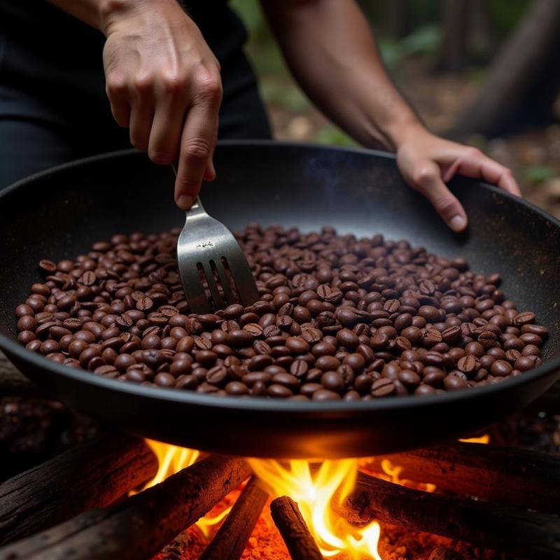 Mơ thấy rang cacao thơm nức