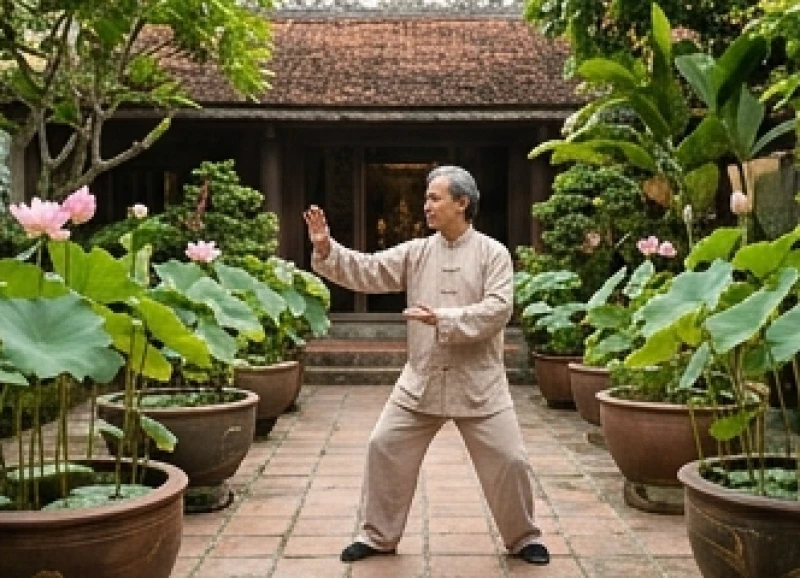 Hoạt động thể thao nhẹ nhàng giúp cân bằng thể chất và tinh thần cho người 56 tuổi