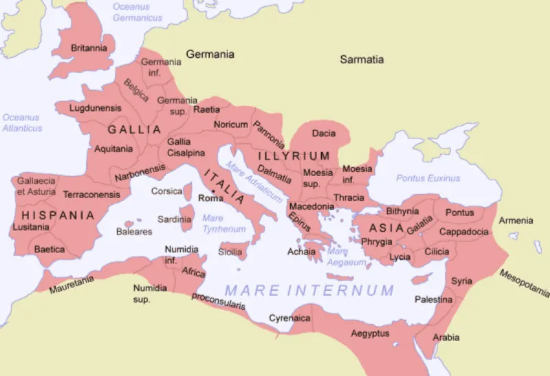 roman empire map e0961fed