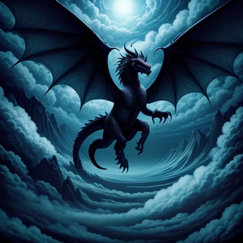 Black Dragon Soaring