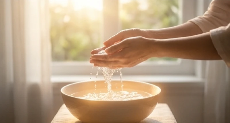 Mơ thấy người khác đeo khăn tang: Điềm báo và cách hóa giải 6 Sử dụng nước muối pha loãng để thanh lọc năng lượng tiêu cực sau khi thức dậy từ ác mộng