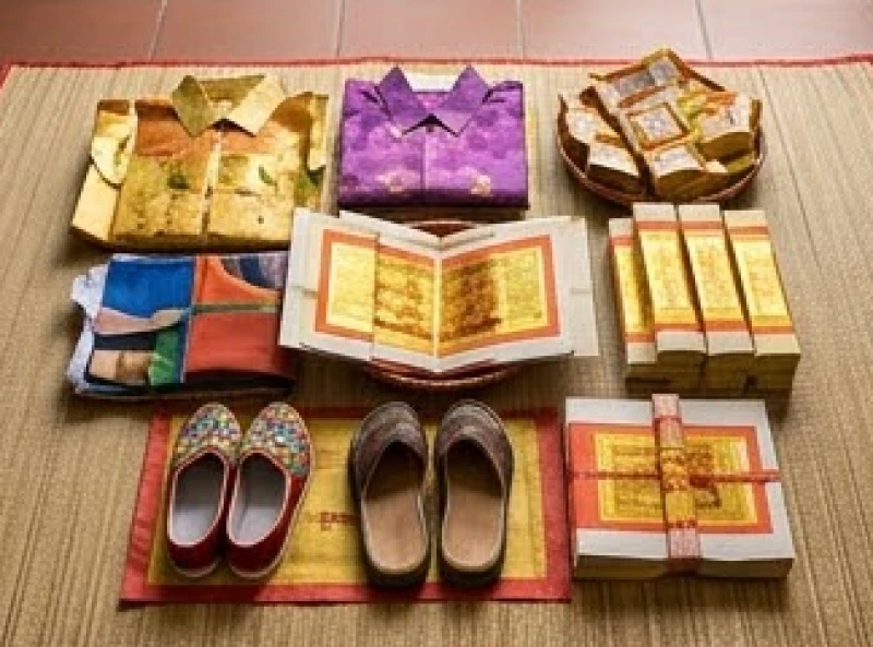 Văn khấn giỗ đầu chồng: Cách sắm lễ và mẫu bài cúng chuẩn 4 Các vật phẩm vàng mã và quần áo giấy chuẩn bị cho ngày giỗ đầu của người chồng