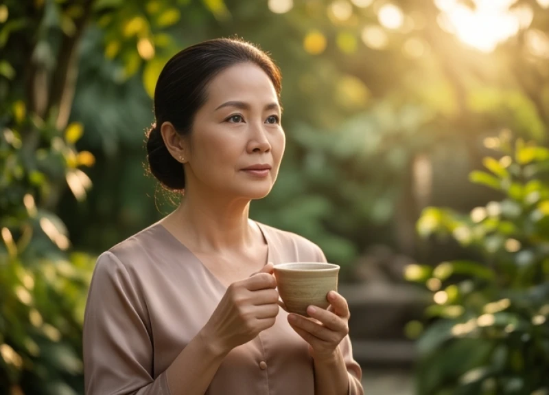 Sao hạn tuổi Tuất năm 2027: Bảng tra tổng hợp và sơ đồ cắm nến 4 Người phụ nữ có vẻ mặt trầm ngâm, cẩn trọng khi bước vào năm có sao Kế Đô chiếu mạng