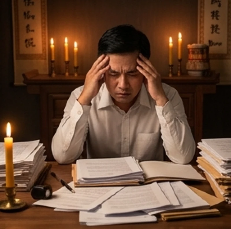 Nam giới cảm thấy mệt mỏi và áp lực trong công việc khi bị sao La Hầu chiếu