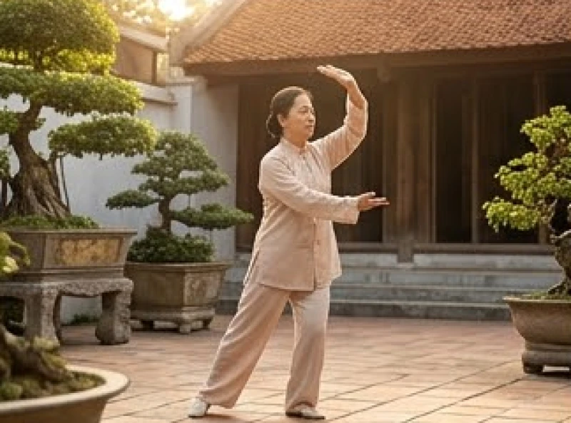 Tử vi tuổi Tân Hợi 1971 năm 2027: Sao hạn và lộ trình 12 tháng 5 Phụ nữ trung niên thực hiện bài tập nhẹ nhàng nhằm bảo vệ hệ xương khớp