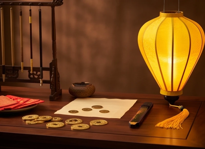 Bức tranh minh họa sao Thái Âm mang lại tài lộc cho nam giới tuổi Quý Dậu