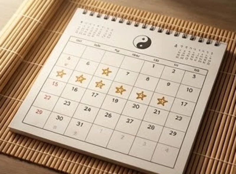 Lịch vạn sự truyền thống được đánh dấu các sao cát tinh chiếu mệnh giúp mang lại may mắn đột phá
