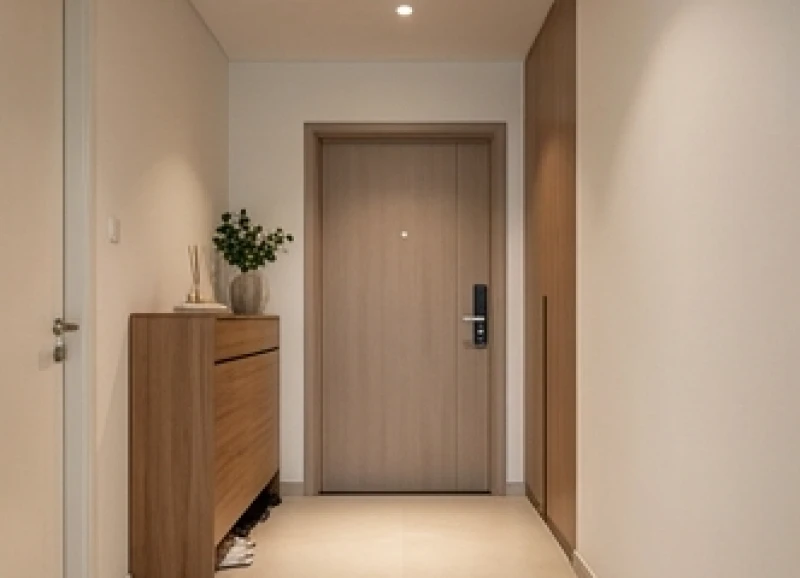 Số nhà hợp tuổi Tỵ: Công thức cộng dồn và bảng tra nam nữ 10 Lối vào căn hộ chung cư được bố trí gọn gàng nhằm tối ưu dòng chảy sinh khí