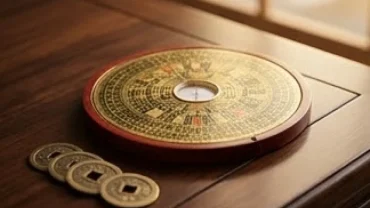 La bàn phong thủy và quẻ dịch giúp chọn sim phong thủy tuổi tỵ mang lại tài lộc