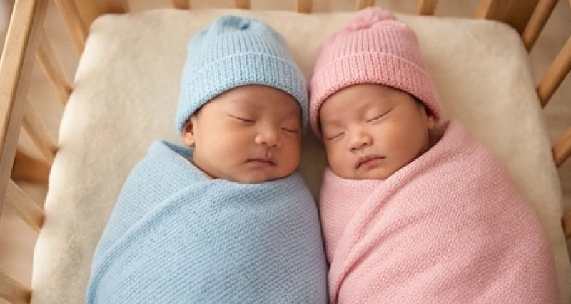 Mơ thấy vợ sinh con gái: Giải mã cát hung và bộ số tài lộc 5 Hai em bé sơ sinh một nam một nữ nằm cạnh nhau tượng trưng cho sự trọn vẹn âm dương
