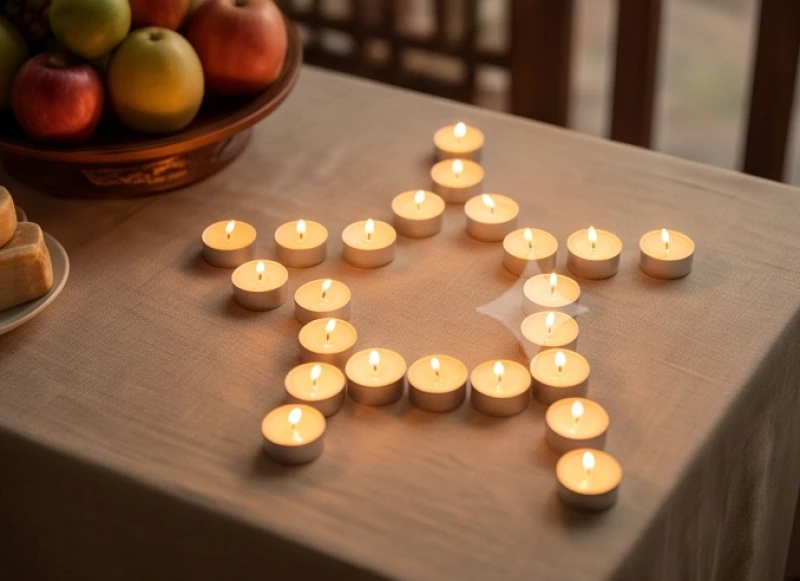 Trận đồ 21 ngọn nến thắp sáng để hóa giải sát khí sao Kế Đô cho nữ mạng