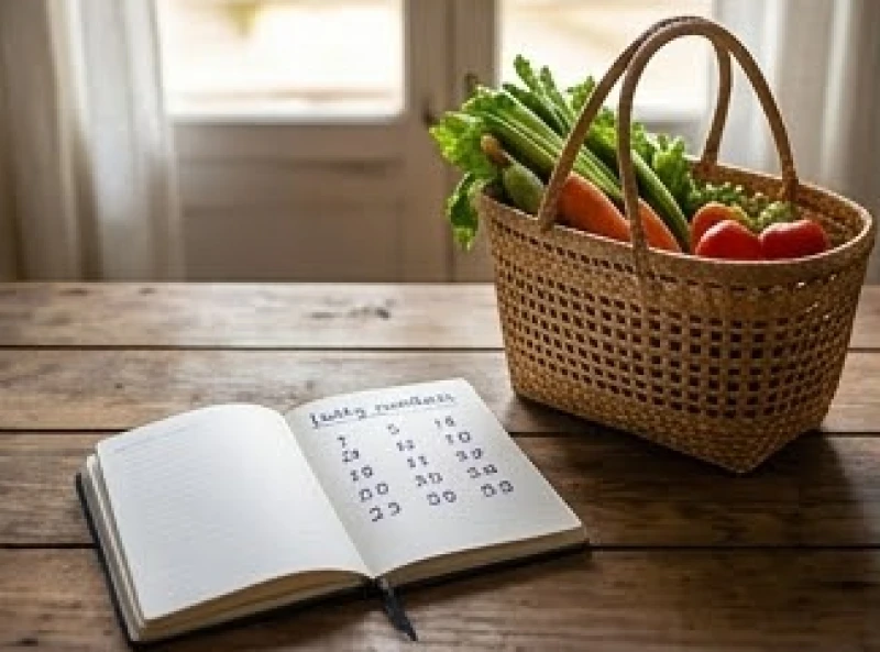 Mơ thấy đi chợ: Giải mã điềm báo tài lộc & bộ số may mắn 9 Cuốn sổ tay ghi chép những con số tài lộc đặt cạnh giỏ xách và vài món đồ mua từ chợ
