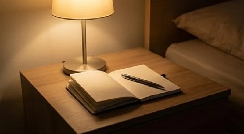 Cuốn sổ nhỏ ghi chép lại các chi tiết của giấc mơ rượt đuổi dưới ánh đèn vàng