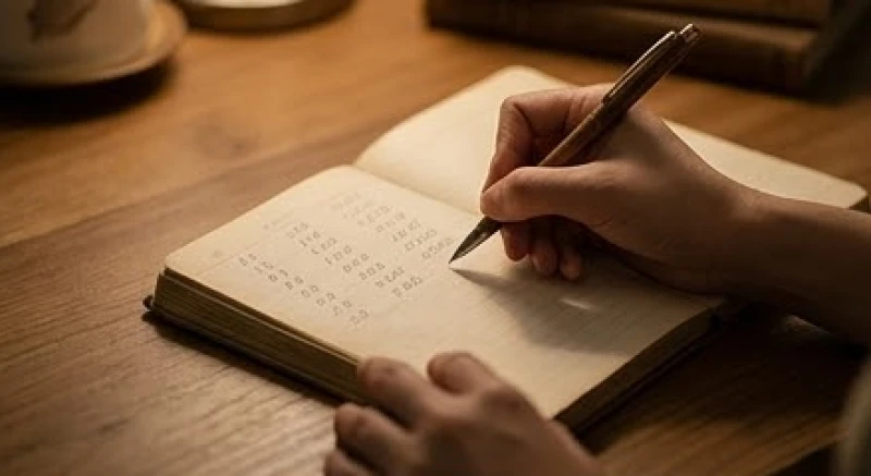 Mơ thấy con gái bị bắt cóc: Giải mã điềm báo và số may mắn 1 Người đang cẩn thận lật mở cuốn sổ tay ghi chép để tra cứu những con số may mắn liên quan đến giấc mơ