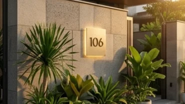 Biển số nhà thiết kế đẹp mắt mang lại vượng khí và tài lộc khi chọn đúng số nhà hợp tuổi tỵ