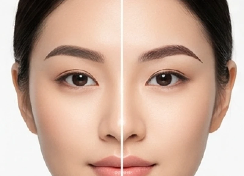 Sự khác biệt rõ nét giữa tướng lông mày lá liễu dịu dàng truyền thống và mày cánh cung