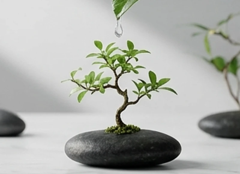 Biểu tượng của hành Thủy nhẹ nhàng nuôi dưỡng mầm cây xanh tươi đại diện cho nạp âm mệnh Tang Đố Mộc