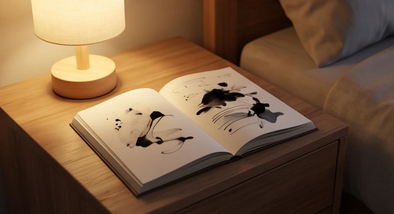 Mơ thấy đàn rắn là điềm gì: Giải mã bối cảnh và bộ số tài lộc 7 Một cuốn sổ tay ghi chép chi tiết về giấc mơ được đặt ngay ngắn trên chiếc bàn gỗ cạnh giường ngủ dưới ánh đèn vàng.