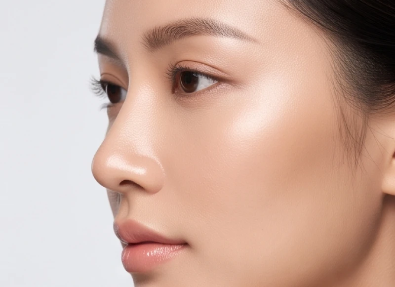 Ngũ nhạc trên khuôn mặt: Tiêu chuẩn nam nữ và cách hóa giải 2 Sống mũi cao thẳng và đầu mũi tròn trịa đóng vai trò trung tâm nâng đỡ các bộ vị khác trên gương mặt