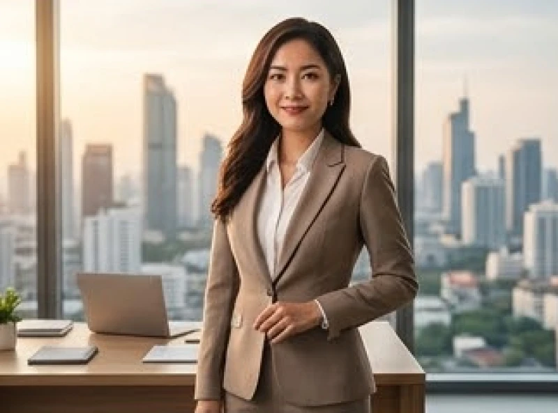 Tử vi trọn đời tuổi Kỷ Tỵ 1989 nữ mạng: Mốc vận hạn & tuổi kỵ 5 Nữ doanh nhân thành đạt tự tin mỉm cười trong không gian văn phòng làm việc hiện đại