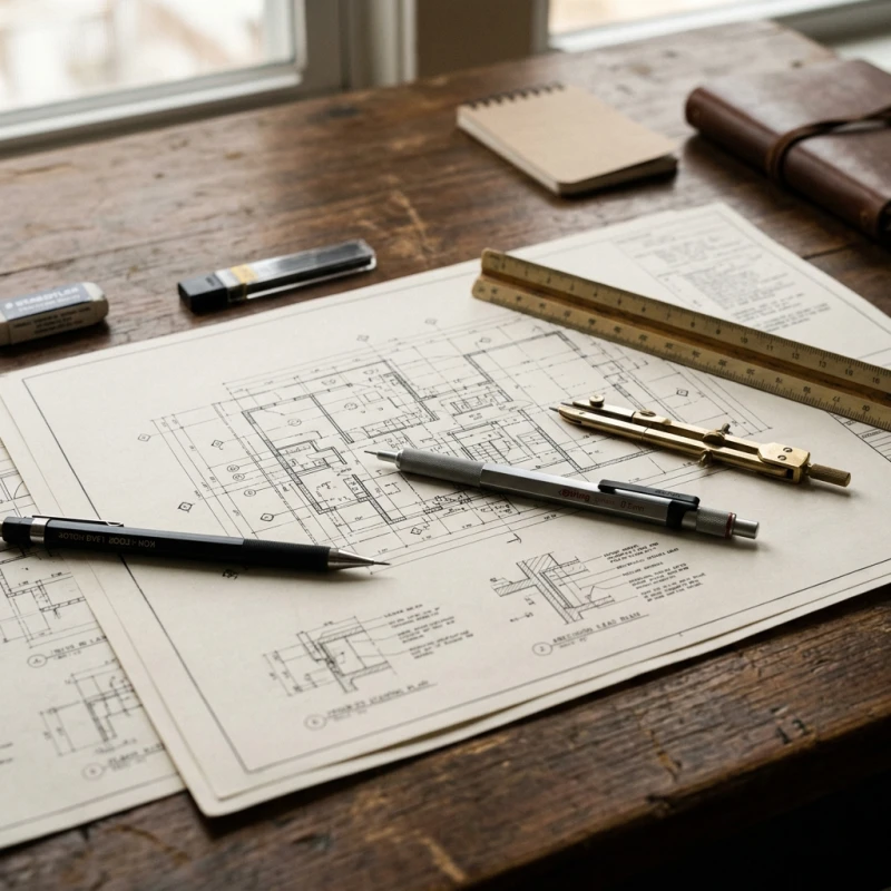 Sự nghiệp tuổi Sửu: Chọn đúng nghề và phong thủy bàn làm việc 2 Bản vẽ kỹ thuật chi tiết thể hiện tư duy logic và sự tỉ mỉ của người tuổi Sửu