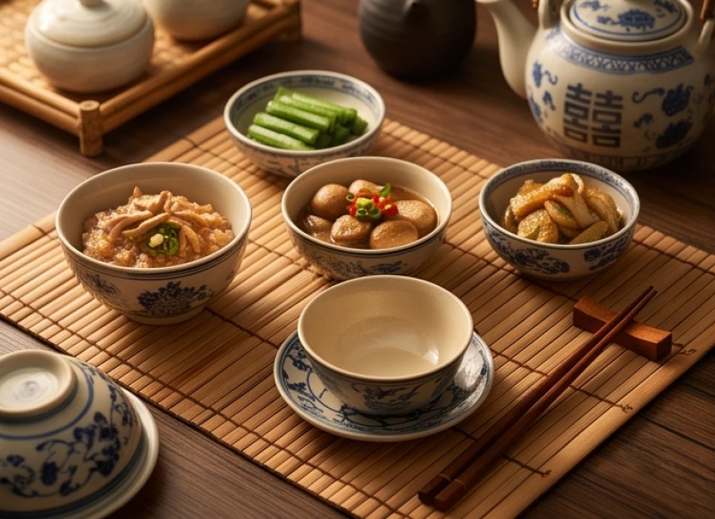Mâm cơm gia đình truyền thống ấm cúng, tượng trưng cho sự gắn kết và viên mãn trong gia đạo của người tuổi Tỵ