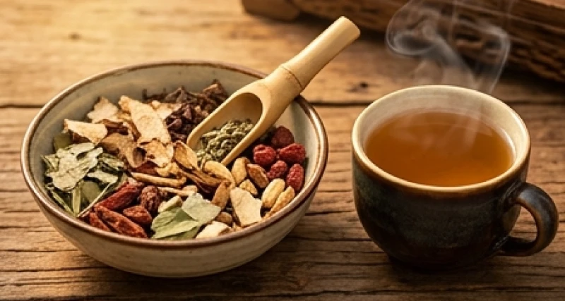 Trà thảo mộc dưỡng sinh giúp bồi bổ và cải thiện sức khỏe xương khớp, tiêu hóa