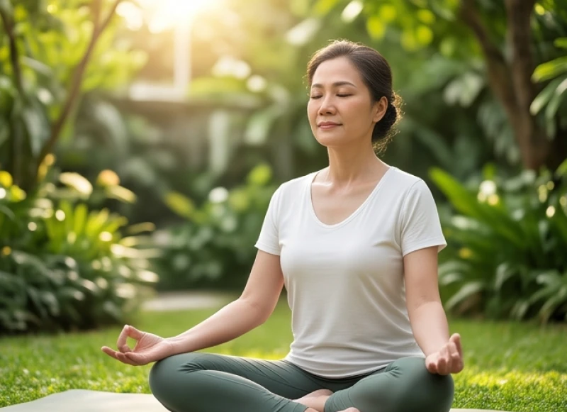 Tử vi trọn đời tuổi Giáp Tuất 1994 nữ mạng: Lộ trình & đại kỵ 6 Phụ nữ trung niên tập yoga ngoài trời để duy trì sức khỏe và sự dẻo dai