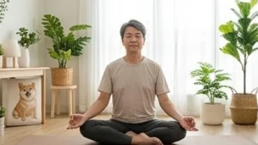 Người tuổi Tuất duy trì thói quen tập luyện yoga nhẹ nhàng tại nhà giúp bảo vệ sức khỏe tuổi tuất năm 2026