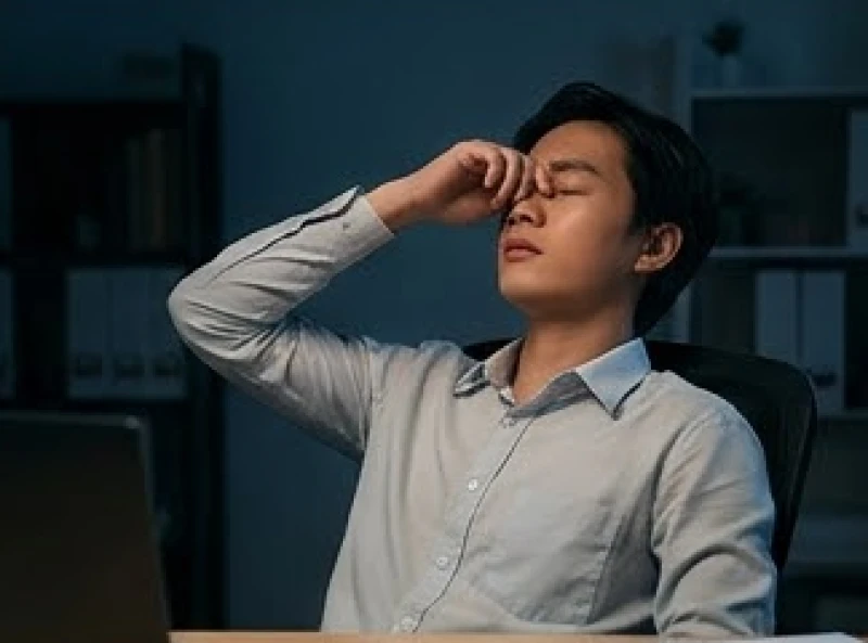Mơ thấy rụng răng hàm dưới: Điềm báo, bộ số và cách hóa giải 6 Nhân viên văn phòng mệt mỏi tựa lưng vào ghế nhắm nghiền mắt vì làm việc quá sức