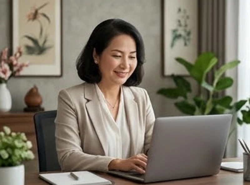 Tử vi trọn đời tuổi Ất Mão 1975 nữ mạng: Diễn biến & hóa giải 6 Người phụ nữ nở nụ cười nhẹ nhàng khi thấy công việc kinh doanh bắt đầu có lợi nhuận khởi sắc