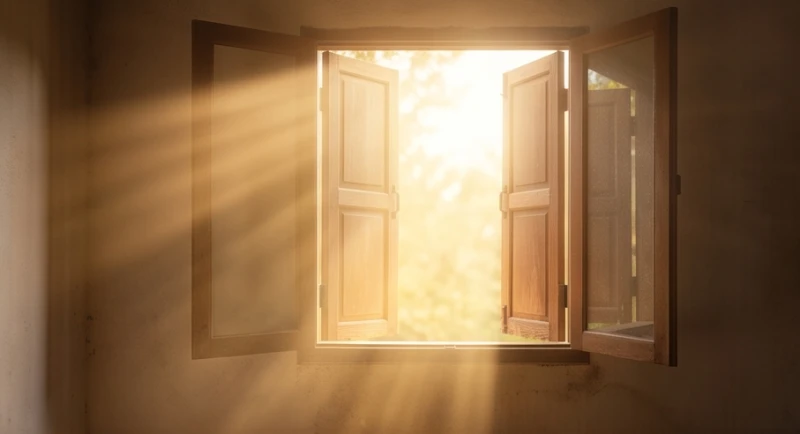 Mơ thấy rắn chết: Giải mã cát hung & sổ mơ tài lộc chi tiết 2 Ánh sáng ấm áp chiếu rọi qua khe cửa xua tan đi sự u ám mang lại nguồn năng lượng tài lộc mới