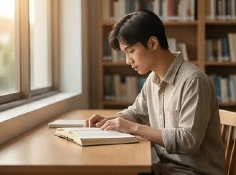 Sinh viên tuổi Bính Tuất tập trung học tập tại không gian yên tĩnh và tràn ngập ánh sáng