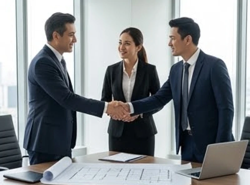 Tài lộc tuổi Ngọ: Cách xác định góc tụ tài bằng la bàn 10 Ba doanh nhân đang bắt tay hợp tác tượng trưng cho bộ tam hợp Dần Ngọ Tuất